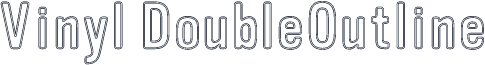 Vinyl DoubleOutline