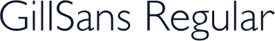GillSans Regular
