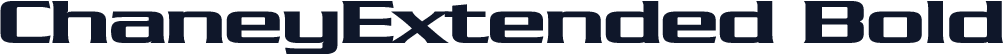 ChaneyExtended Bold