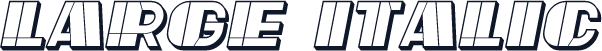 Large Italic