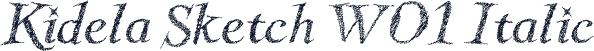 Kidela Sketch W01 Italic