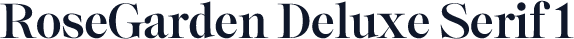 RoseGarden Deluxe Serif 1