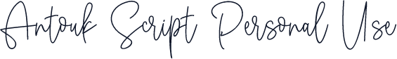 Antouk Script Personal Use