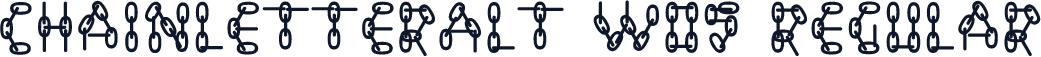 ChainLetterAlt W05 Regular