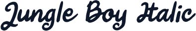 Jungle Boy Italic