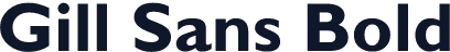 Gill Sans Bold