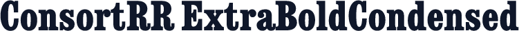 ConsortRR ExtraBoldCondensed