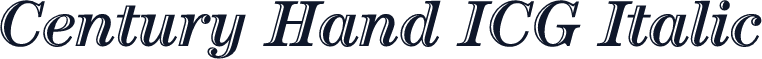 Century Hand ICG Italic