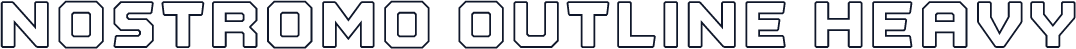 Nostromo Outline Heavy