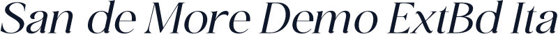San de More Demo ExtBd Ita
