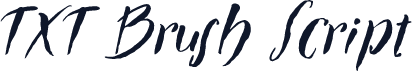 TXT Brush Script