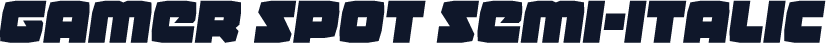 Gamer Spot Semi-Italic