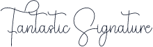 Fantastic Signature