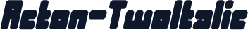 Acton-TwoItalic