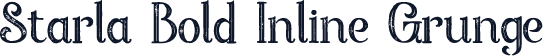 Starla Bold Inline Grunge