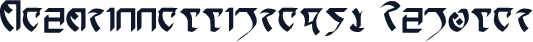 Daedriccalligraphy Regular