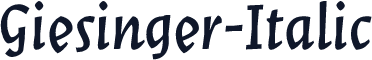 Giesinger-Italic