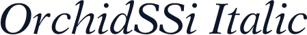 OrchidSSi Italic