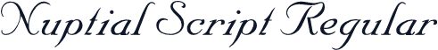 Nuptial Script Regular