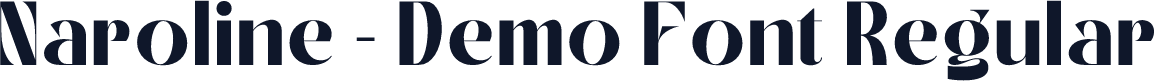 Naroline - Demo Font Regular