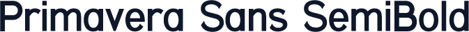 Primavera Sans SemiBold