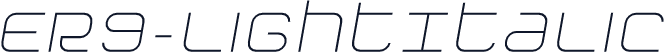 ER9-LightItalic