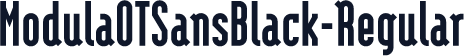 ModulaOTSansBlack-Regular