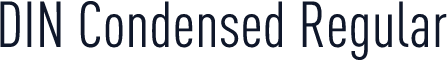 DIN Condensed Regular