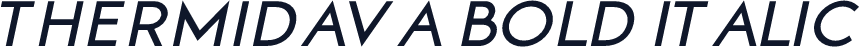 Thermidava Bold Italic