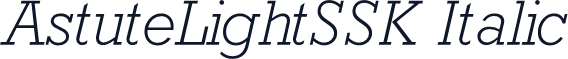 AstuteLightSSK Italic