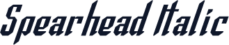 Spearhead Italic
