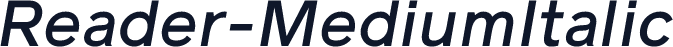 Reader-MediumItalic