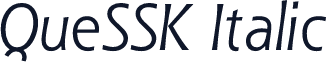 QueSSK Italic