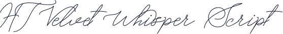HT Velvet Whisper Script