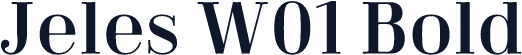 Jeles W01 Bold