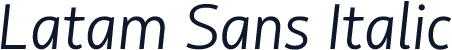 Latam Sans Italic