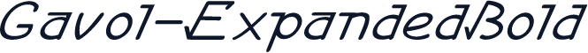 Gavol-ExpandedBold