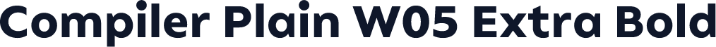 Compiler Plain W05 Extra Bold