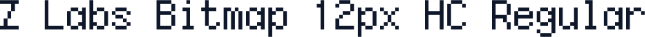 Z Labs Bitmap 12px HC Regular