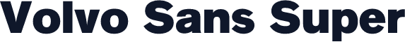 Volvo Sans Super