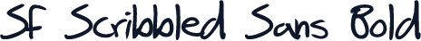 SF Scribbled Sans Bold