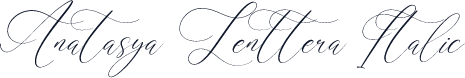 Anatasya Lenttera Italic