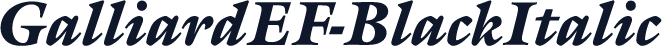 GalliardEF-BlackItalic