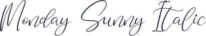 Monday Sunny Italic
