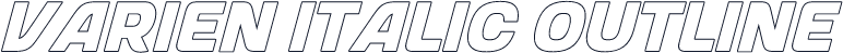 Varien Italic Outline