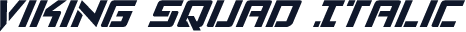Viking Squad Italic
