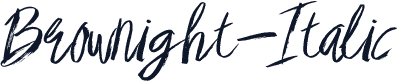 Brownight-Italic