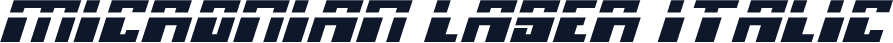 Micronian Laser Italic