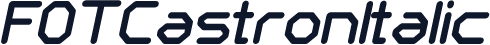 FOTCastronItalic