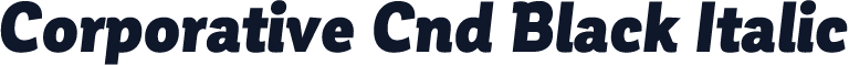 Corporative Cnd Black Italic